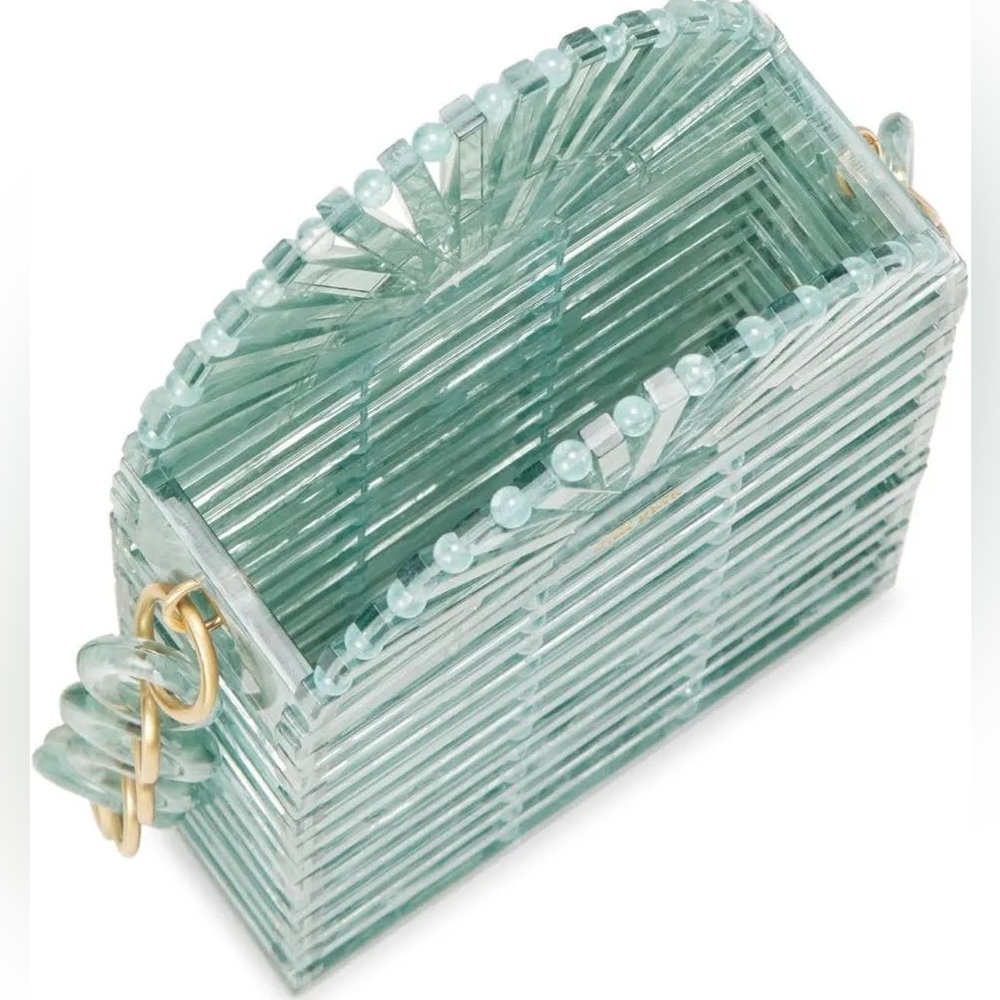 Cult Gaia Gaia’s Ark phone crossbody blue / green WITH BOX/TAGS - Picture 7 of 10